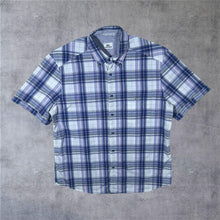 Load image into Gallery viewer, Lacoste Classic Mini Pocket Logo Plaid Check Short Sleeve Cotton Shirt
