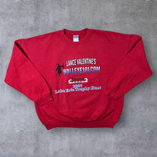 Load image into Gallery viewer, Lance Valentine's Lake Eerie Fishing Souvenir Graphic Red Sweatshirt

