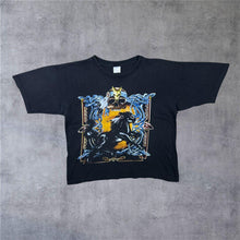 Load image into Gallery viewer, Vintage American Flag Gothic Native American Horse Skull Graphic T-Shirt
