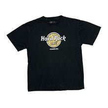 Load image into Gallery viewer, HARD ROCK CAFE &quot;Hamburg&quot; Souvenir Logo Spellout Graphic T-Shirt
