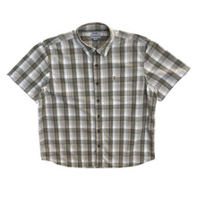 Load image into Gallery viewer, Carhartt &quot;Relaxed Fit&quot; Brown Beige White Plaid Check Cotton Short Sleeve Shirt
