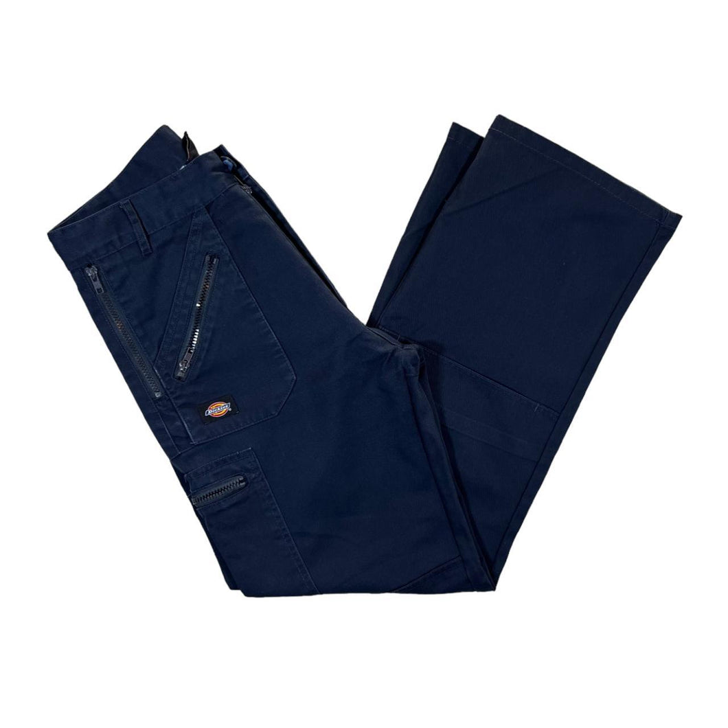 DICKIES Classic Navy Blue Carpenter Cargo Skater Style Workwear Trousers