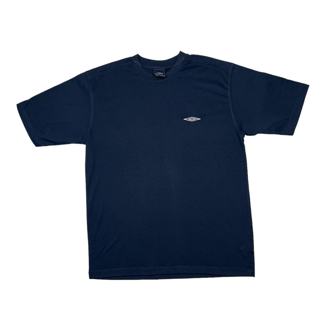 Early 00's UMBRO Classic Embroidered Mini Logo Short Sleeve Cotton T-Shirt