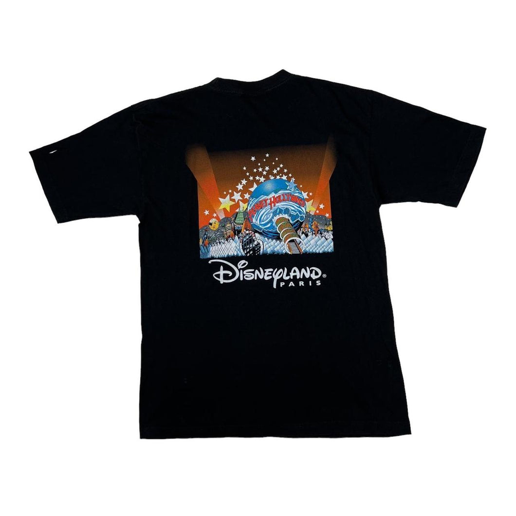 Vintage 90’s PLANET HOLLYWOOD “Paris” Souvenir Logo Spellout Graphic T-Shirt