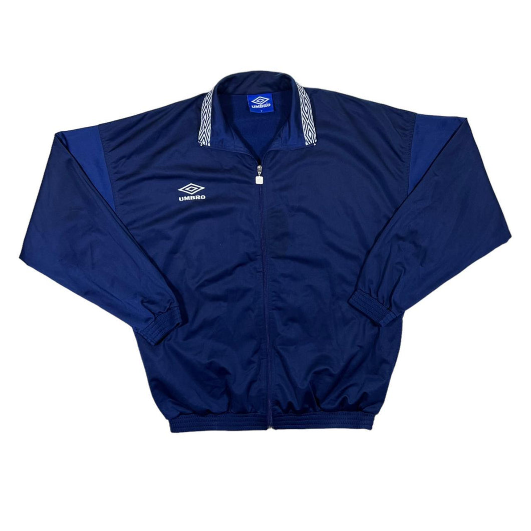 Early 00's UMBRO Embroidered Mini Logo Tape Trim Tracksuit Jacket