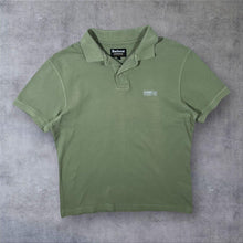 Load image into Gallery viewer, Barbour International AW18 Classic Khaki Green Mini Logo Short Sleeve Polo Shirt
