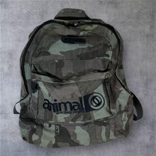 Load image into Gallery viewer, Animal Worldwide Freeride Camo Camouflage Patterned Surfer Skate Rucksack Backpack

