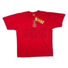 Load image into Gallery viewer, Vintage 90&#39;s Kick CHARLTON ATHLETIC Football Embroidered Graphic Single Stitch T-Shirt
