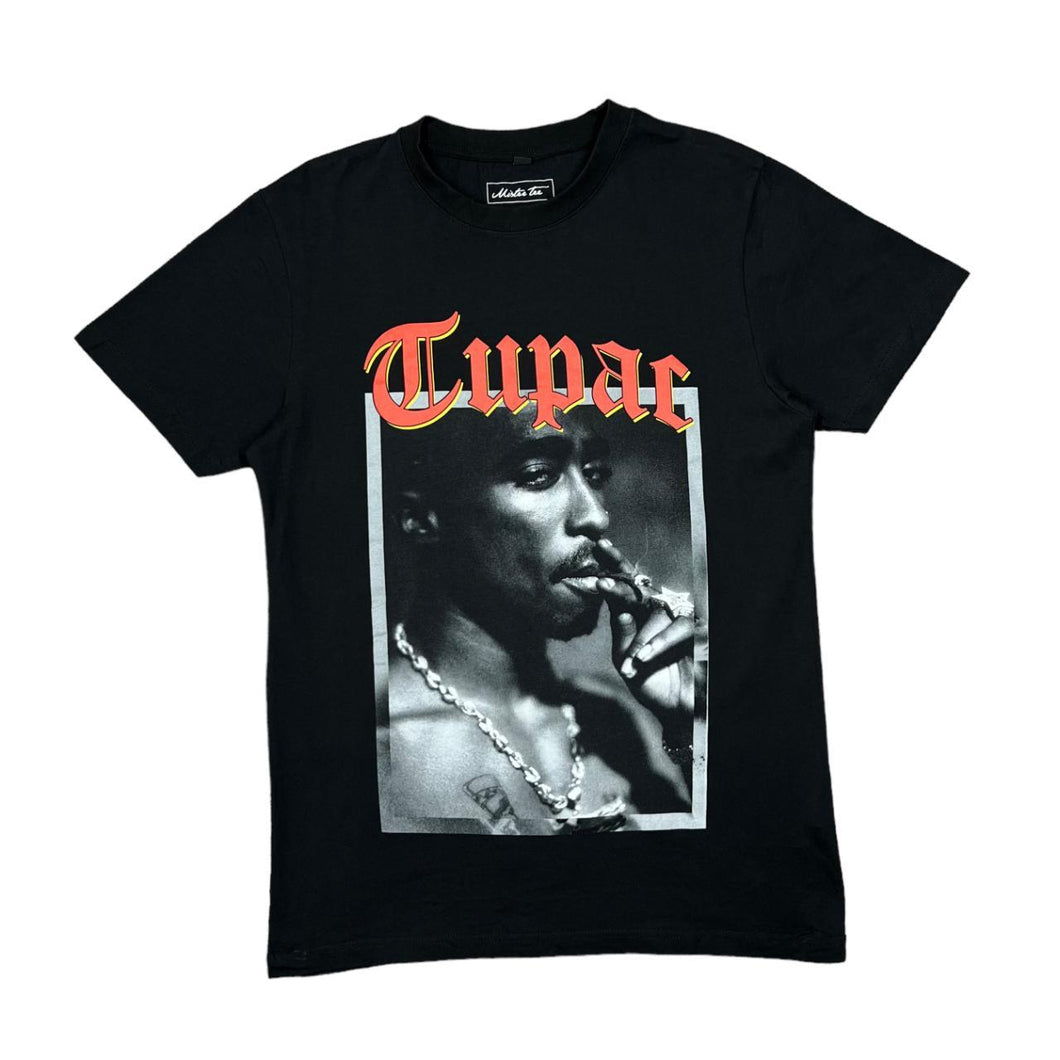 Mister Tee x 2PAC Tupac Shakur Hip Rop Rap Music Graphic T-Shirt