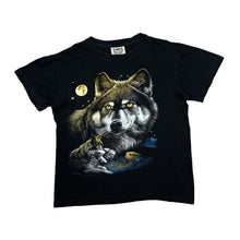 Load image into Gallery viewer, Early 00&#39;s MCS BOYC Wolf Animal Nature Wildlife Graphic T-Shirt

