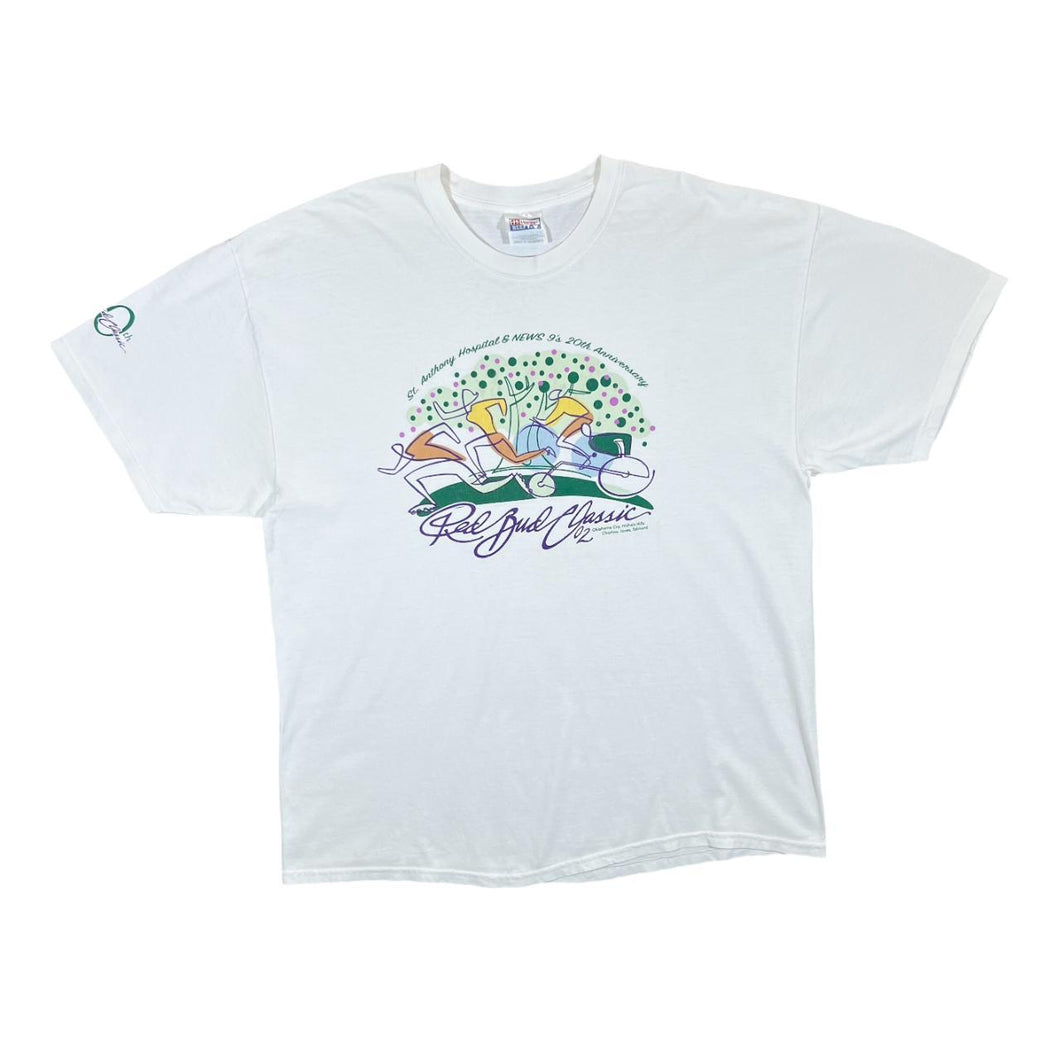 Vintage Hanes RED BUD CLASSIC (2002) Souvenir Spellout Graphic T-Shirt
