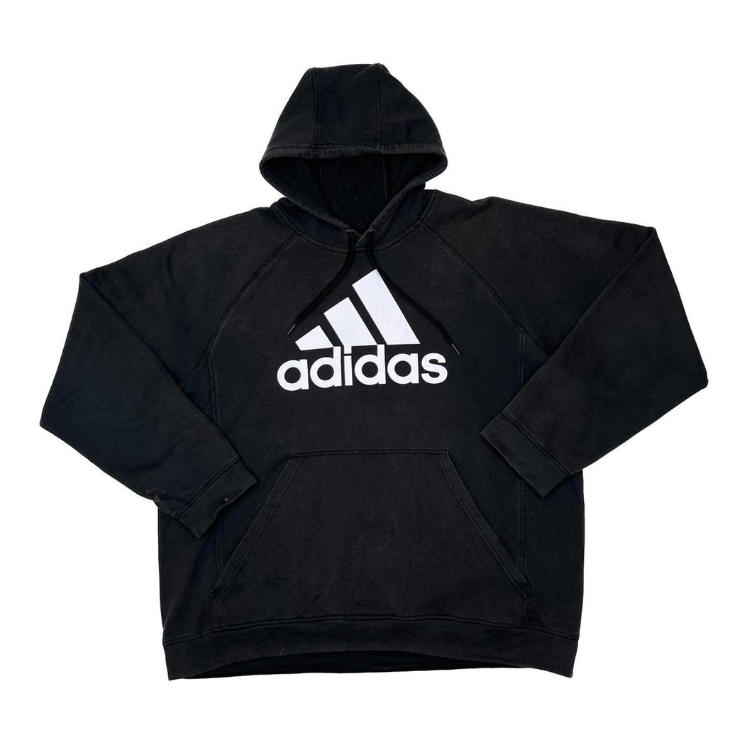 ADIDAS Classic Essential Big Logo Spellout Graphic Pullover Hoodie