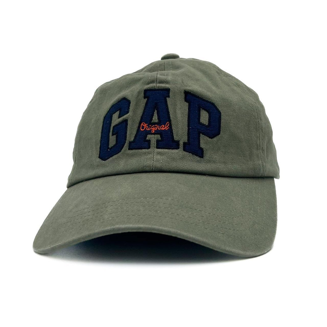 Early 00’s GAP ORIGINAL Embroidered Logo Spellout Baseball Cap