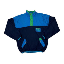 Load image into Gallery viewer, Vintage PUMA 101% Colour Block Patch Logo 1/4 Zip Pullover Fleece Sweatshirt
