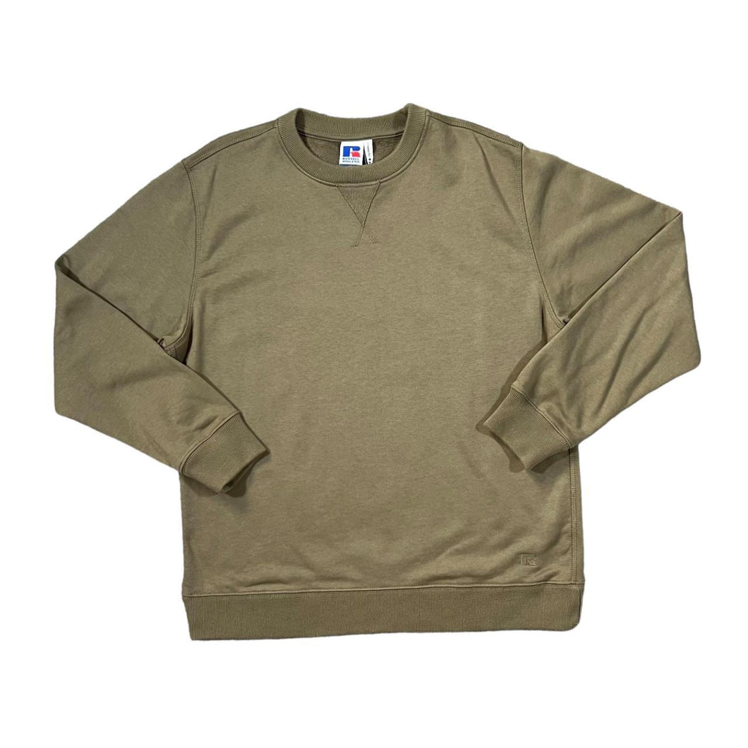 RUSSELL ATHLETIC x HIP Classic Basic Khaki Green Crewneck Sweatshirt