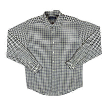 Load image into Gallery viewer, TOMMY HILFIGER Green Blue White Plaid Check Long Sleeve Cotton Shirt

