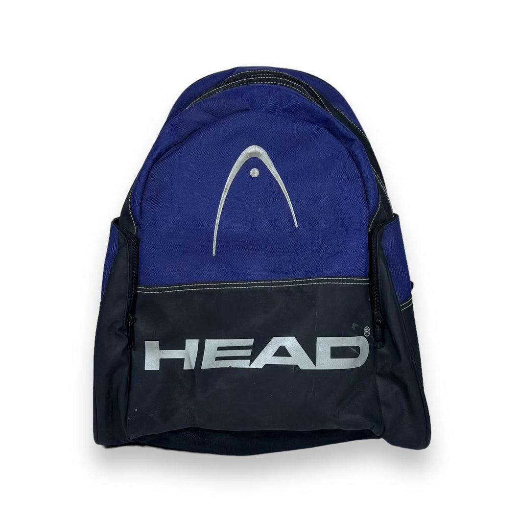 Early 00's HEAD Logo Spellout Graphic Sports Backpack Rucksack Bag
