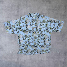 Load image into Gallery viewer, Vintage M.E.Sport "Honolulu Hawaii" Hawaiian Tropical Patterned Short Sleeve Rayon Shirt
