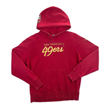 Load image into Gallery viewer, Nike NFL SAN FRANCISCO 49ERS Football Spellout Graphic Red Pullover Hoodie
