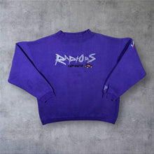 Load image into Gallery viewer, Vintage Pro Player NBA Toronto Raptors Embroidered Purple Basketball Sweatshirt
