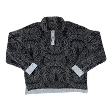 Load image into Gallery viewer, Early 00&#39;s NEW FUSION Crazy Abstract Patterned 1/4 Popper Button Fleece Sweatshirt
