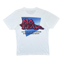 Load image into Gallery viewer, NO FEAR &quot;If It Were Just About Attitude&quot; Skater Logo Spellout Graphic T-Shirt

