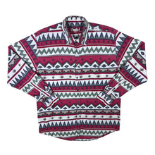 Load image into Gallery viewer, Vintage Aztec Crazy Abstract Patterned Multi Colour Long Sleeve Flannel Shirt
