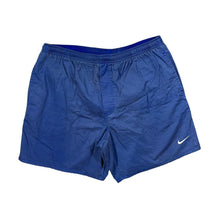 Load image into Gallery viewer, Vintage NIKE Black Tag Classic Blue Embroidered Mini Logo Cotton Shorts
