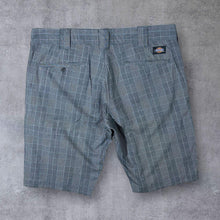 Load image into Gallery viewer, Dickies Grey Plaid Check Skater Cotton Shorts
