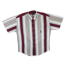 Load image into Gallery viewer, Vintage 90's CHAPS RALPH LAUREN Multi Striped Short Sleeve Button-Up Cotton Shirt
