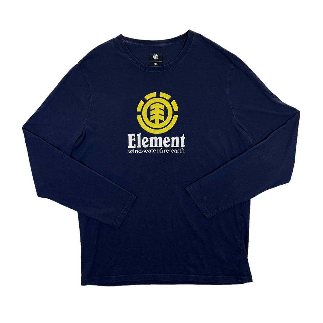 ELEMENT Skateboards Big Logo Spellout Graphic Skater Long Sleeve T-Shirt
