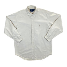 Load image into Gallery viewer, Vintage Ralph Lauren &quot;Yarmouth&quot; Classic Cream Long Sleeve Button-Up Cotton Shirt
