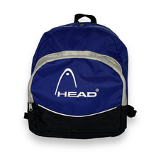 Load image into Gallery viewer, Early 00&#39;s HEAD Classic Embroidered Logo Spellout Rucksack Backpack Bag
