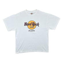 Load image into Gallery viewer, Vintage HARD ROCK CAFE &quot;Atlanta&quot; Classic Souvenir Logo Spellout Graphic White T-Shirt
