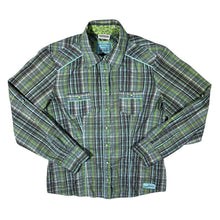 Load image into Gallery viewer, Take It As It Is Western Style Multi Check Cotton Long Sleeve Shirt
