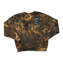 Load image into Gallery viewer, NIKE &quot;Swoosh Just Do It&quot; Graphic Logo Spellout Tie Dye Crewneck Sweatshirt
