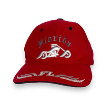 Load image into Gallery viewer, Early 00&#39;s FLORIDA &quot;FL&quot; Embroidered Biker Spellout Souvenir Baseball Cap
