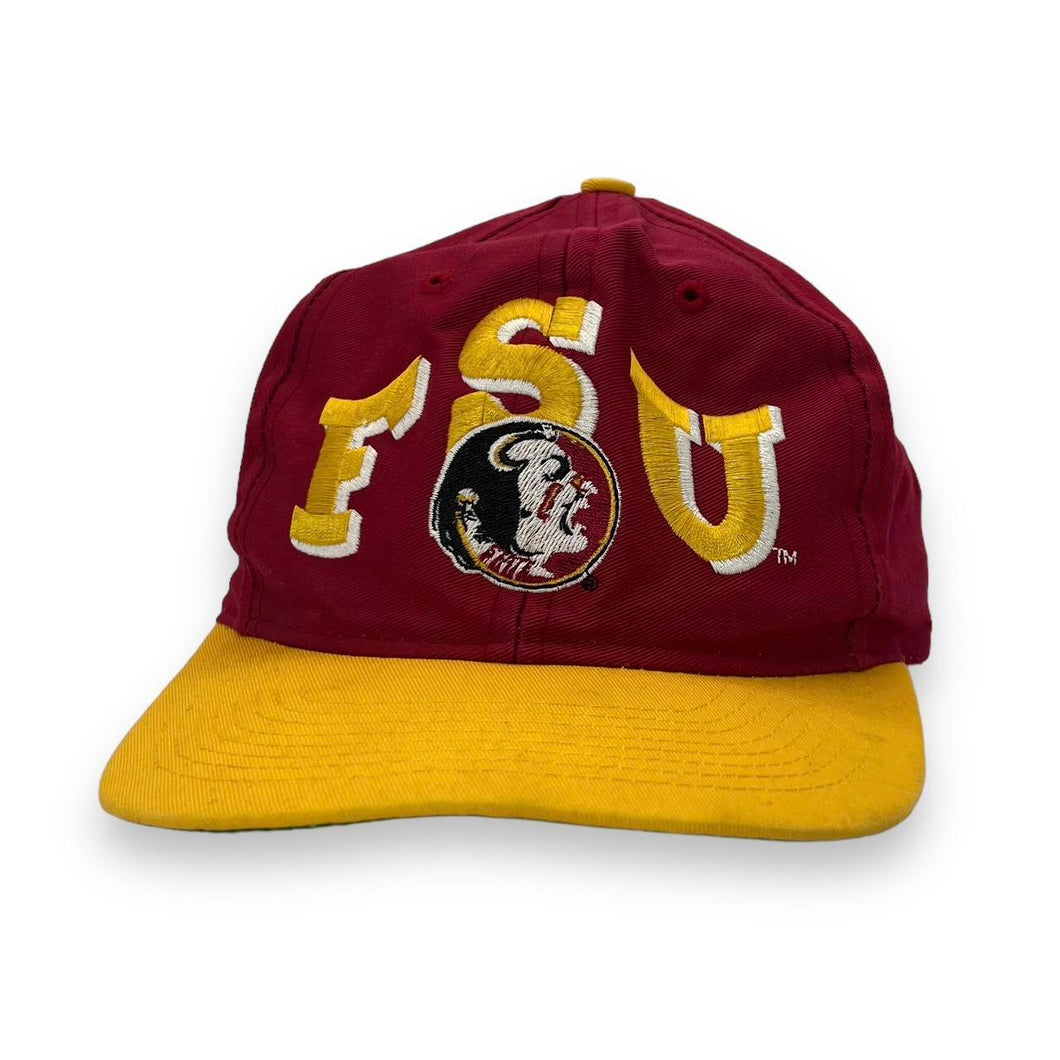 Vintage NCAA FLORIDA STATE SEMINOLES FSU Embroidered College Spellout Baseball Cap