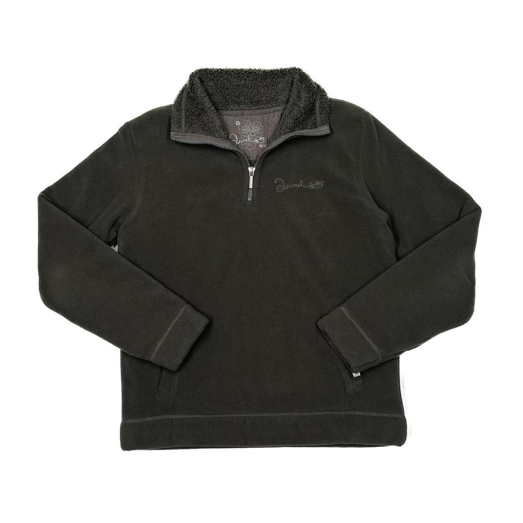 Early 00’s ANIMAL Embroidered Mini Logo Surfer 1/4 Zip Fleece Pullover Sweatshirt
