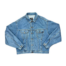 Load image into Gallery viewer, Vintage UNITED COLORS OF BENETTON Made In Italy Classic Blue Denim Trucker Jacket
