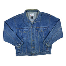 Load image into Gallery viewer, Vintage MAC SPORT Classic Blue Denim Distressed Trucker Jacket
