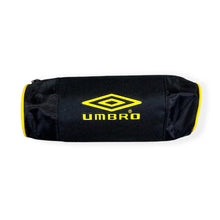 Load image into Gallery viewer, Early 00&#39;s Umbro Classic Logo Black Yellow Pencil Case Pouch
