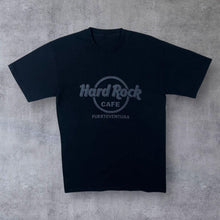 Load image into Gallery viewer, Hard Rock Cafe "Fuerteventura" Souvenir Logo Graphic Black T-Shirt
