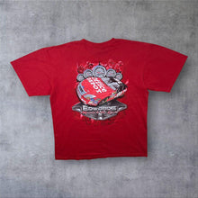 Load image into Gallery viewer, Vintage Chase Authentics "Carl Edwards" Nascar Racing Graphic Red T-Shirt
