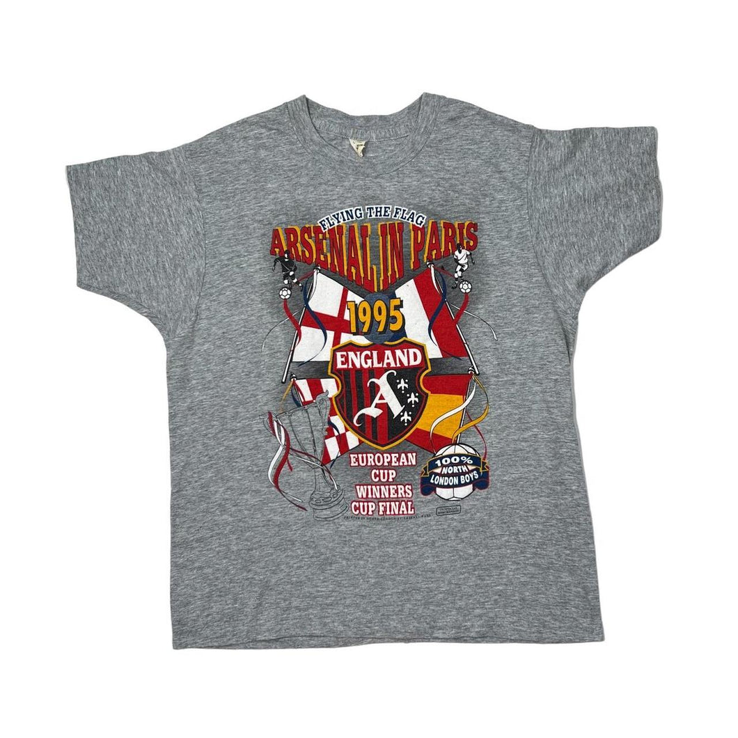 Vintage Screen Stars (1995) ARSENAL FC “European Cup Winners Cup Final” Football Single Stitch T-Shirt