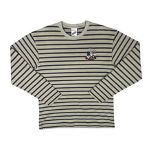 Load image into Gallery viewer, Vintage Warner Bros (1998) LOONEY TUNES Brown Black Striped Long Sleeve T-Shirt
