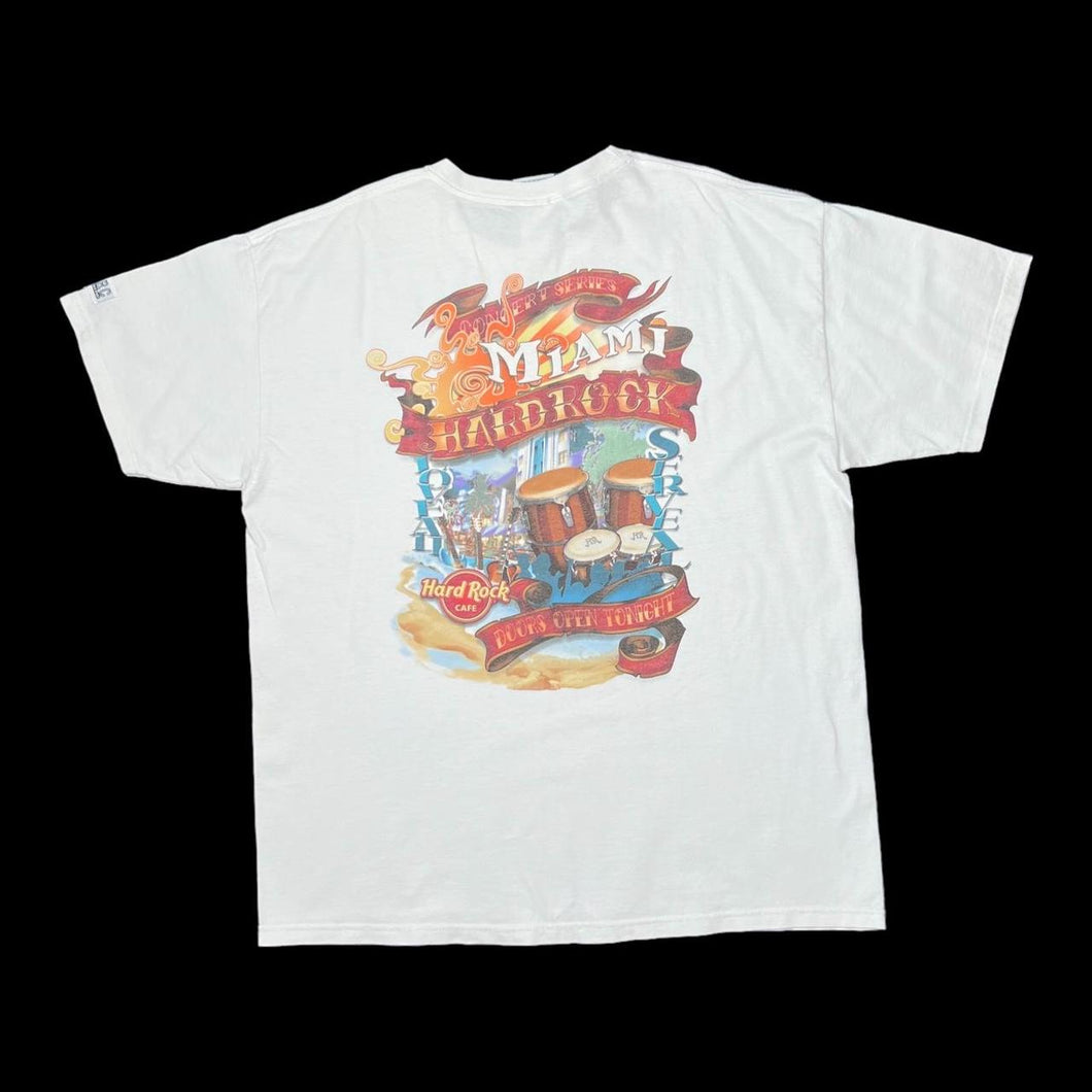 Vintage HARD ROCK CAFE “Miami” Souvenir Spellout Graphic T-Shirt