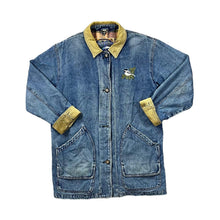 Load image into Gallery viewer, Vintage 90&#39;s DUNBROOKE &quot;Upstream&quot; Check Lined Corduroy Collar Denim Chore Jacket

