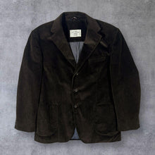Load image into Gallery viewer, Blue Harbour Marks &amp; Spencer Brown Corduroy Cord Sports Coat Blazer Jacket
