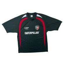 Load image into Gallery viewer, Cotton Traders Leicester Tigers Rugby Dark Grey Red Polyester Sports T-Shirt
